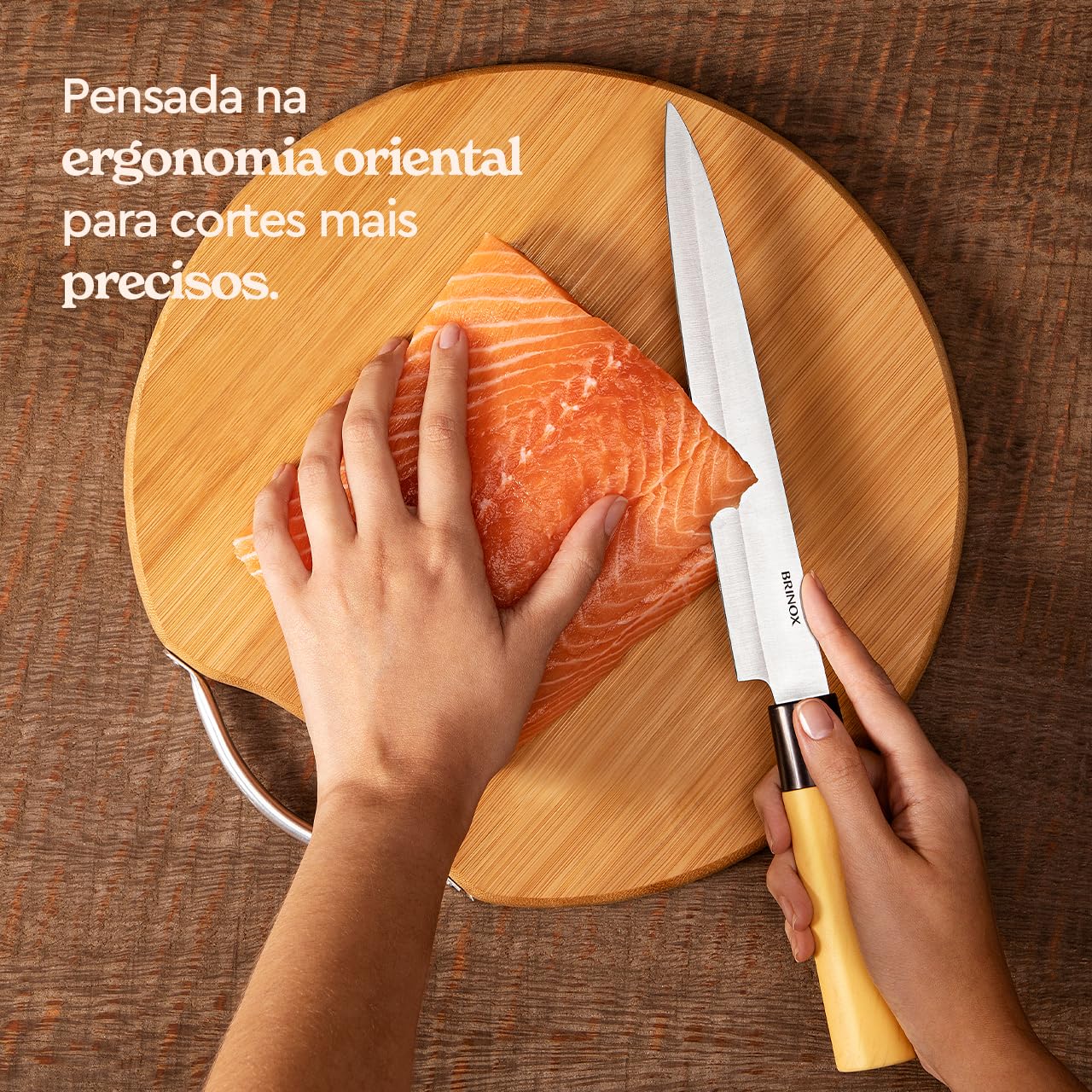 Faca Para Sushi E Sashimi 8 1/2